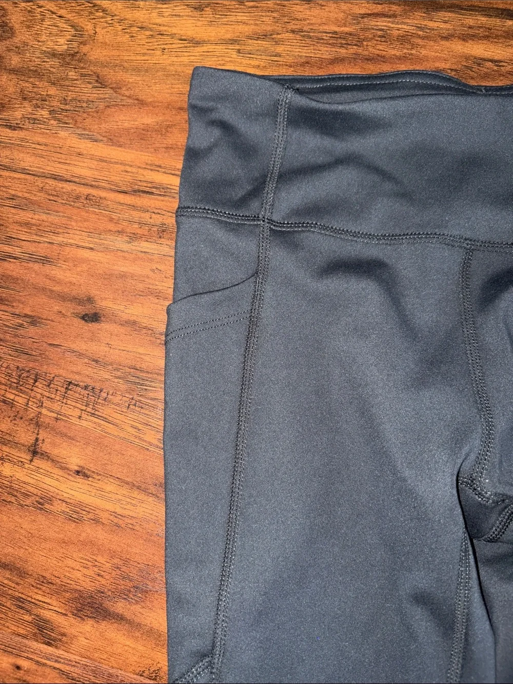 32 Degrees Kids Black High-Waist Performance Leggings Youth Small